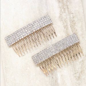 BRAND NEW Crystal Hair Comb Set